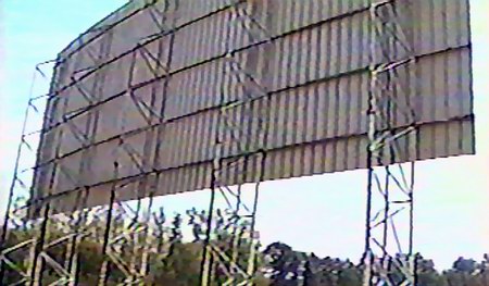 Plainfield Drive-In Theatre - Screen From Darryl Burgess (newer photo)